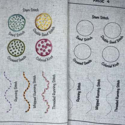 ❤️Beginner-Friendly🪡Stitch Book 📖with 106 different stitches