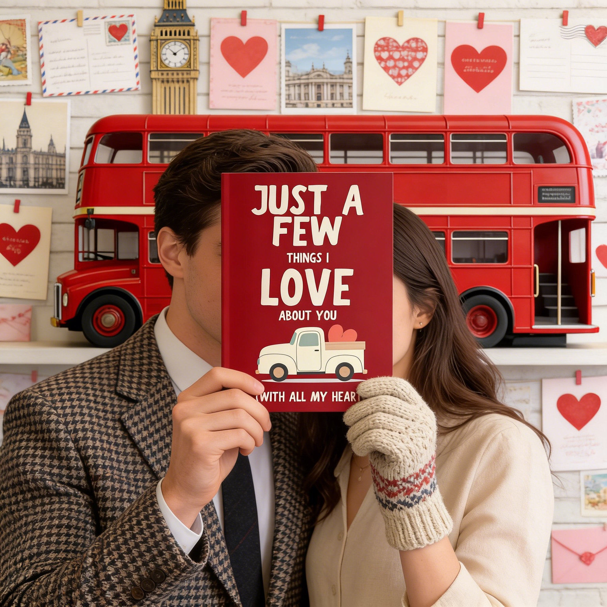 ❤️Just A Few Things I Love About You (With All My Heart) Fill In The Blank Gift Book 📚