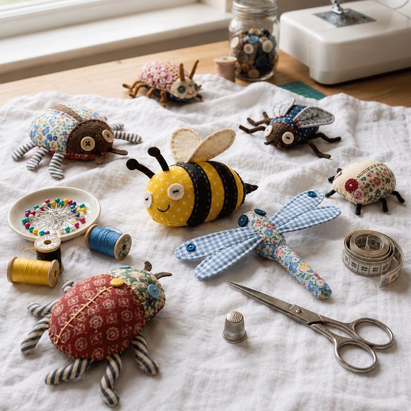 🐝 Insect Patchwork Sewing Kit