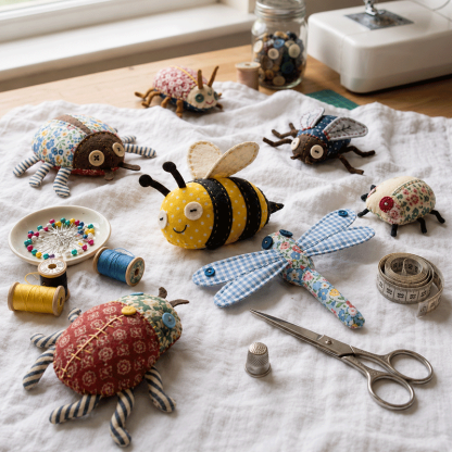 🐝 Insect Patchwork Sewing Kit