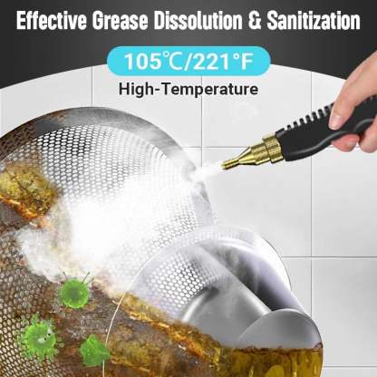 🎄Christmas Sale🔥2500W Handheld High-Temperature Pressurized Steam Cleaner