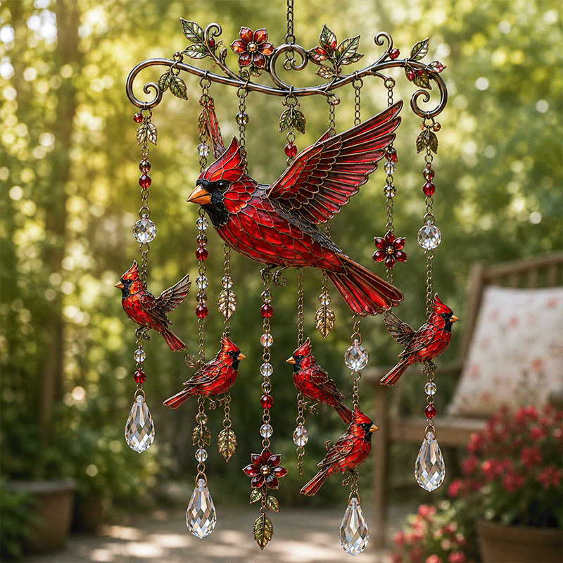 Graceful Hummingbird Wind Chime
