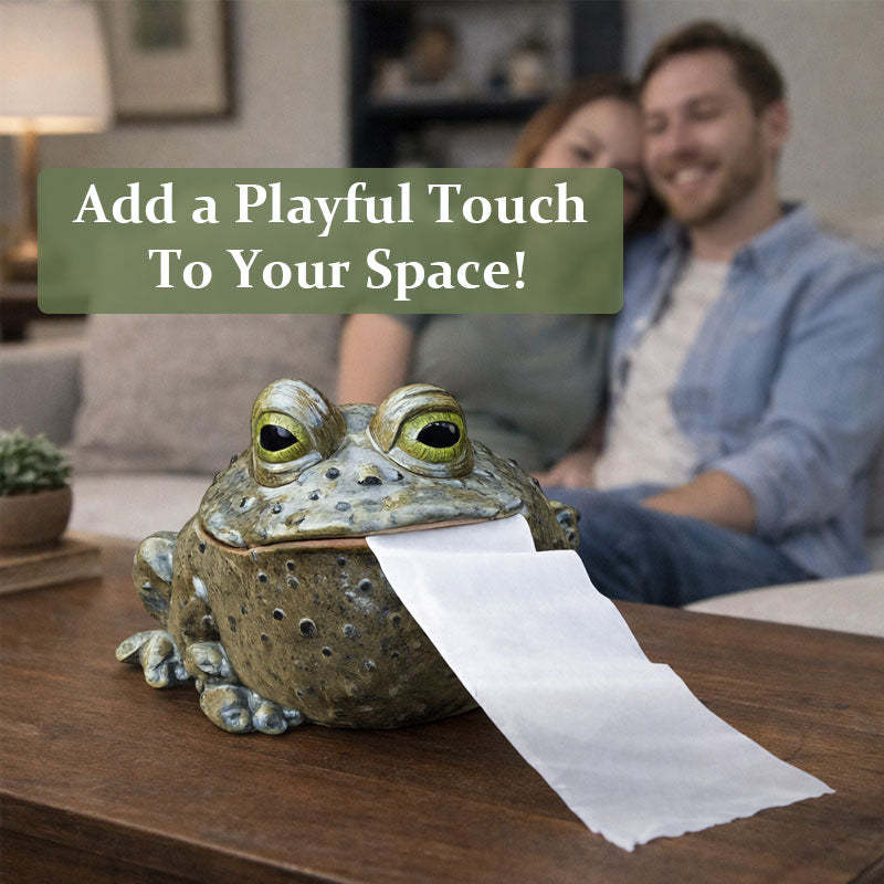 Funny Toad Tissue Holder