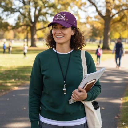 ENGLISH TEACHER 🎵 GYM TEACHER 🏈 💍 Cap