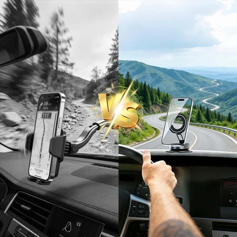 Vacuum Phone Mount with One-Step-Lock