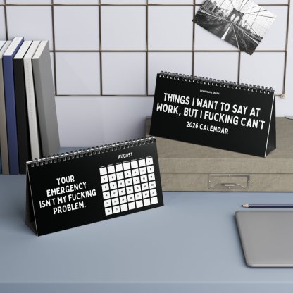 🔥LAST DAY BUY 2 GET 1 FREE🎁2026 Things I Want To Say At Work Calendar