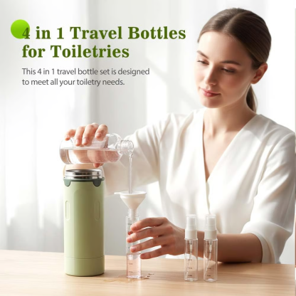 🎁Last Day – Save 70%✨4-in-1 Multi-Function Travel Bottle Dispenser