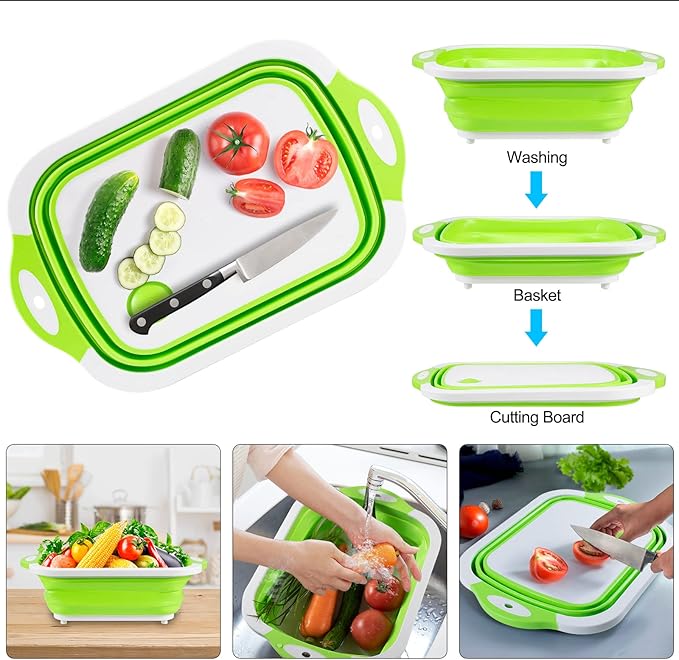 🔥🌡️Last Day Promotion 49% Off🍗🥗BBQ & Meal Prep Tub | Collapsible Prep Tub🍖🏕️