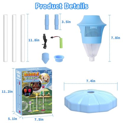 🏆#1 Bestseller - 🫧 Automatic Standing Bubble Maker – Create a Magical Bubble Storm in Seconds✨