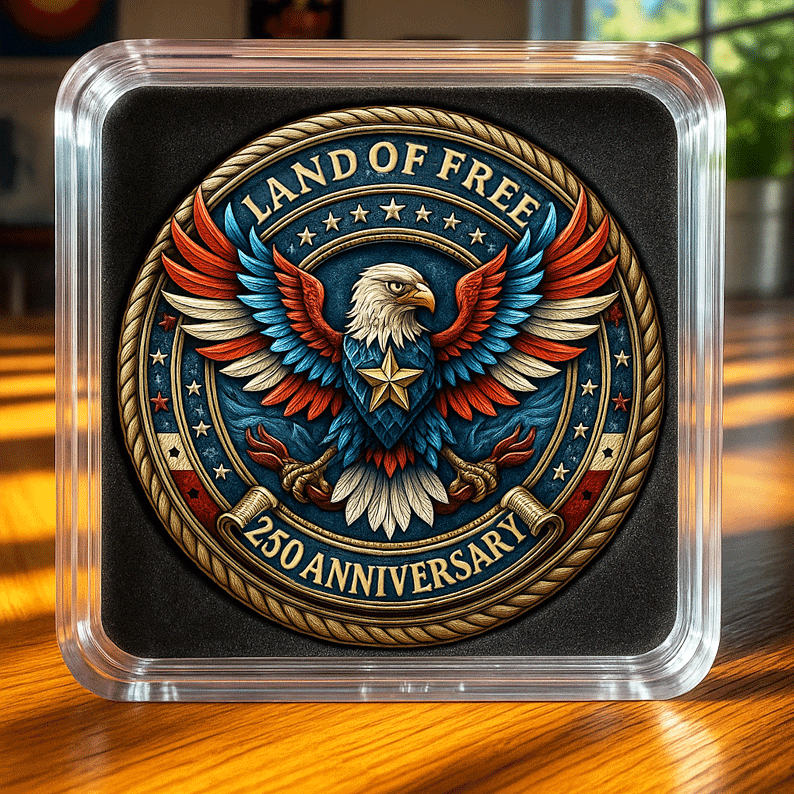 250th Anniversary Challenge Coin - Bald Eagle Edition