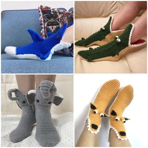 🌲Early Christmas Sale 49%🔥- 3D Knit Crocodile Socks