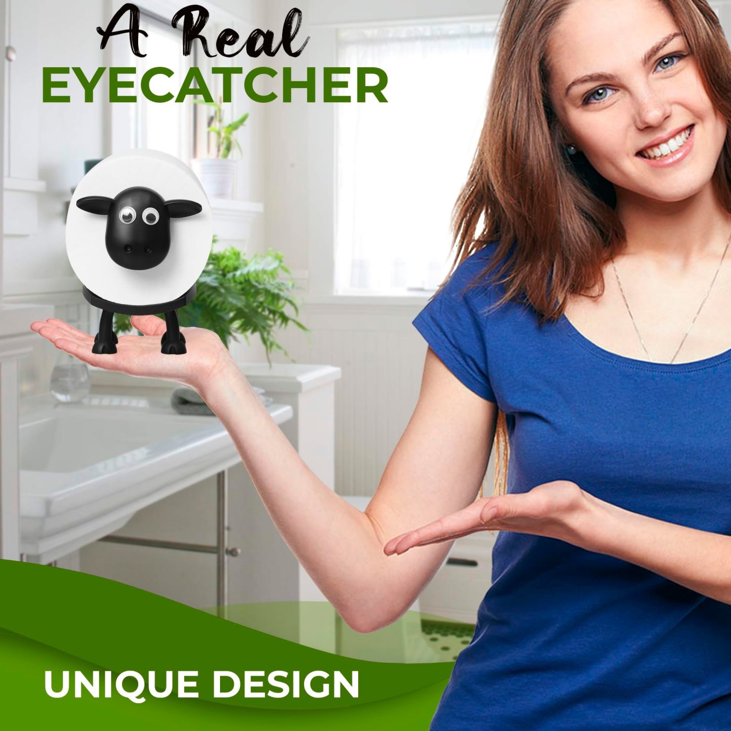 🎁 Sheep Toilet Roll Holder