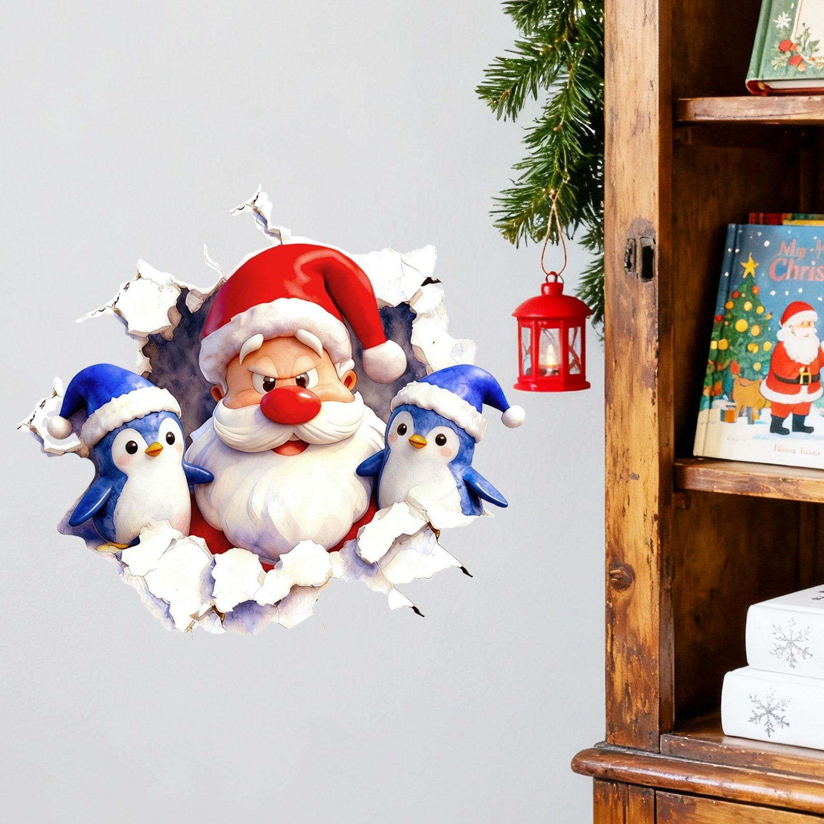 Creative Christmas Santa Wall Stickers