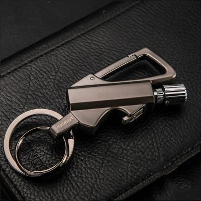 🔥Permanent Match Infinity Lighter with Multitool Keychain Bottle Opener