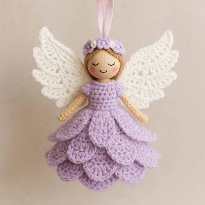 👼DIY Crochet Angel Ornament Kit 🧶| Perfect for Christmas 🎄 & Holiday Decor