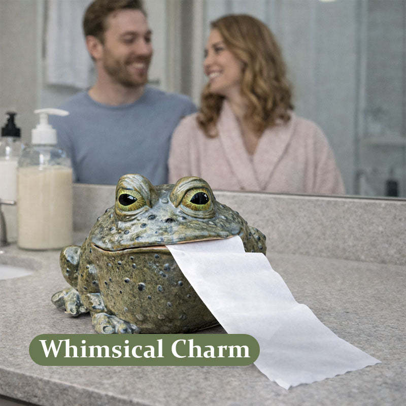 Funny Toad Tissue Holder