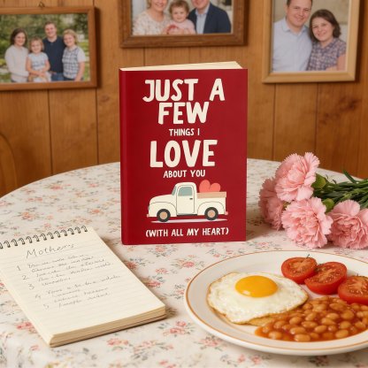 ❤️Just A Few Things I Love About You (With All My Heart) Fill In The Blank Gift Book 📚