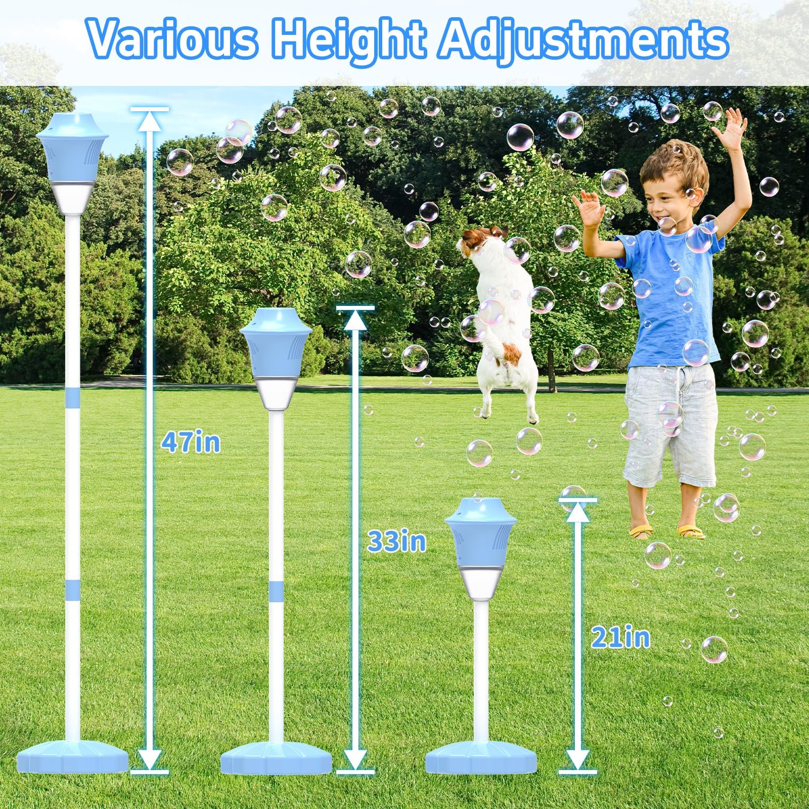 🏆#1 Bestseller - 🫧 Automatic Standing Bubble Maker – Create a Magical Bubble Storm in Seconds✨