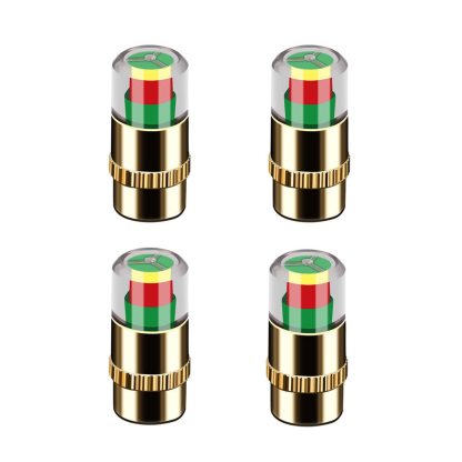 4Pcs Car Tire Pressure Monitor Valve Stem Caps