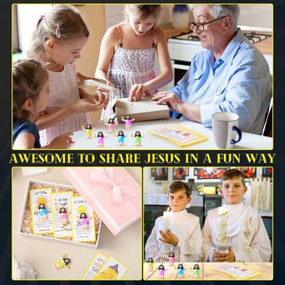✝️Christian Gifts Set: 30 Sets Mini Jesus Glowing Figurines