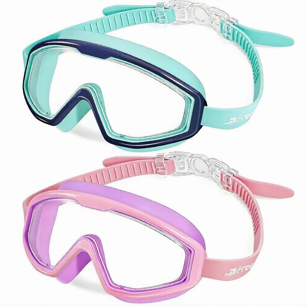 🏊‍♂️Last Day Buy 1 Get 1 Free-🔥Kids Swim Goggles for 3-15 UV Protection Anti-Fog High Definition Waterproof Adjustable Goggles