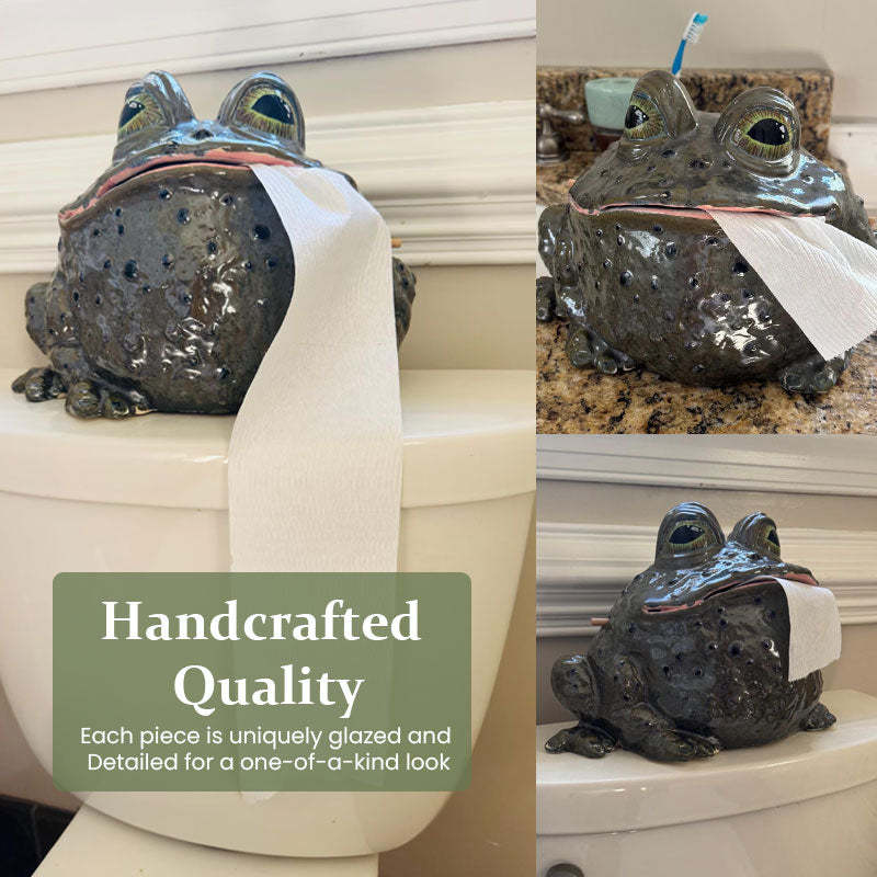 Funny Toad Tissue Holder