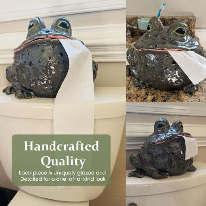 Funny Toad Tissue Holder