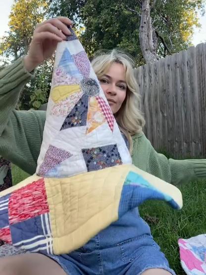 🔥Last Day 49% OFF - The Quilted Witch Hat | Handcrafted Folk Art Hat