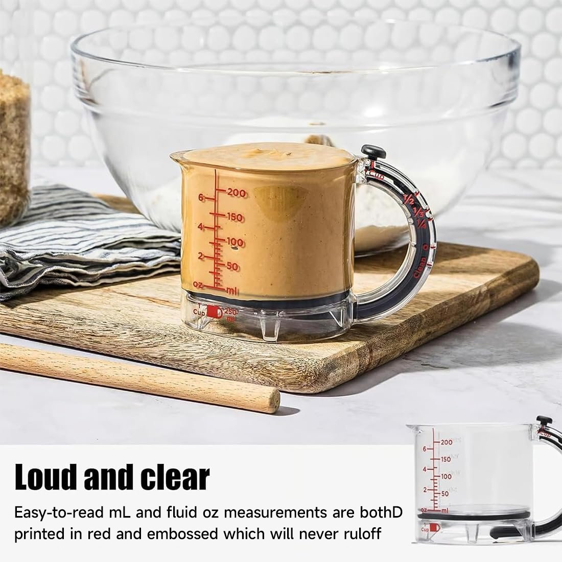 🔥All-in-one Adjustable Measuring Cup🥃