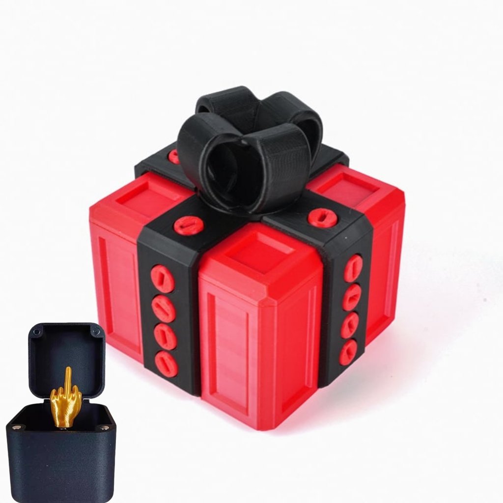 🎁 The Prank Box – Hilarious Screw Challenge with Middle Finger Surprise 🤪🖕 Perfect Gag Gift for All Occasions!