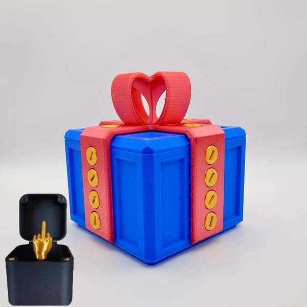 🎁 The Prank Box – Hilarious Screw Challenge with Middle Finger Surprise 🤪🖕 Perfect Gag Gift for All Occasions!