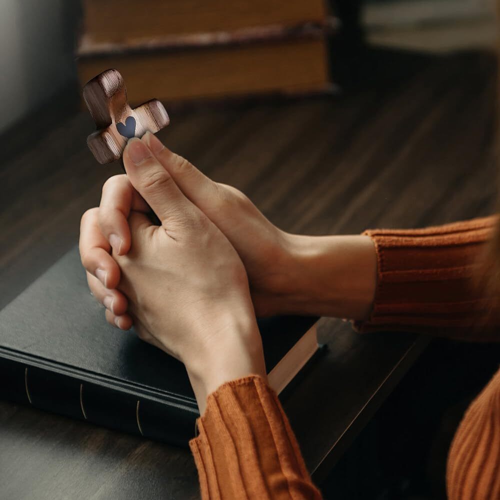 ✝️100% Handmade Wooden Cross My Heart(𝐉𝐚𝐦𝐞𝐬 𝐁𝐨𝐭𝐭𝐨𝐦𝐬 𝐇𝐚𝐧𝐝𝐦𝐚𝐝𝐞®)