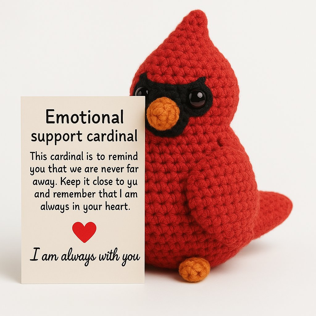🐦 Emotional Support Cardinal – Always With You ❤️