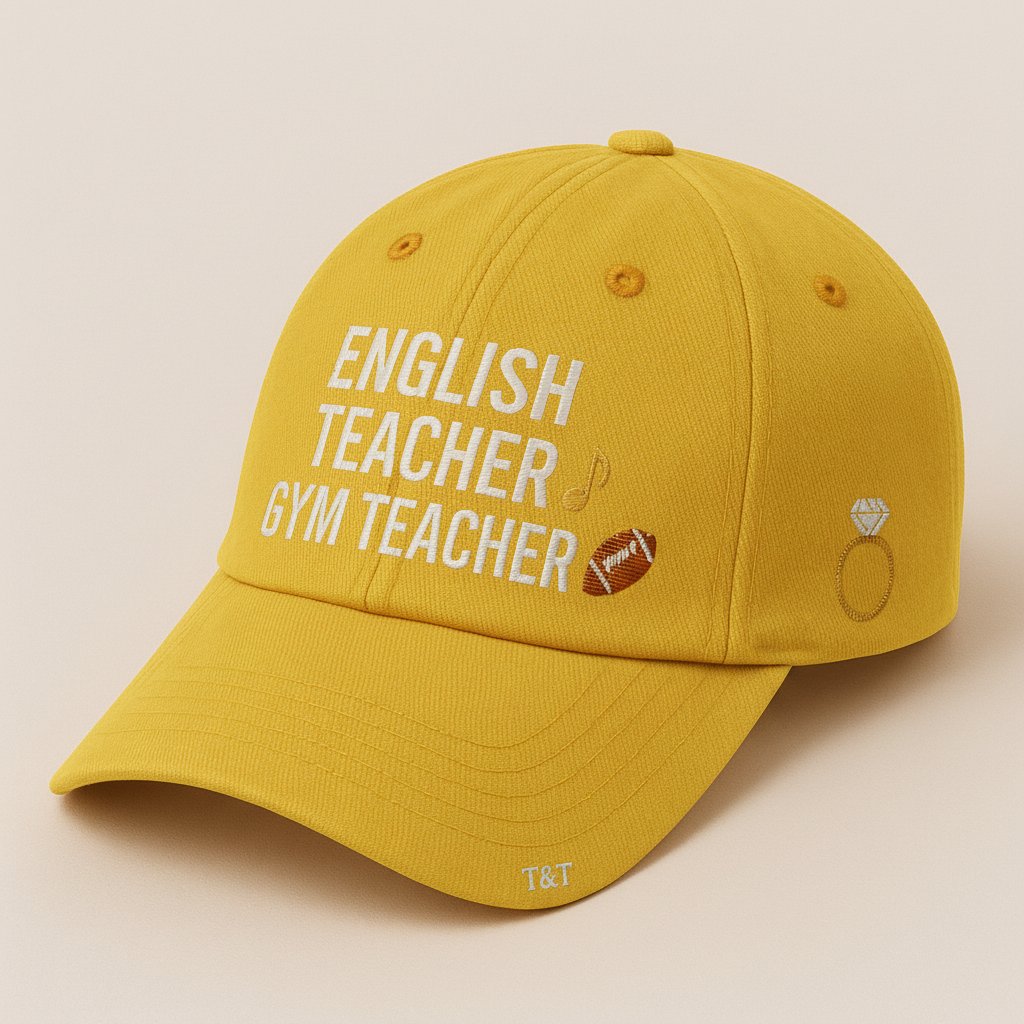 ENGLISH TEACHER 🎵 GYM TEACHER 🏈 💍 Cap