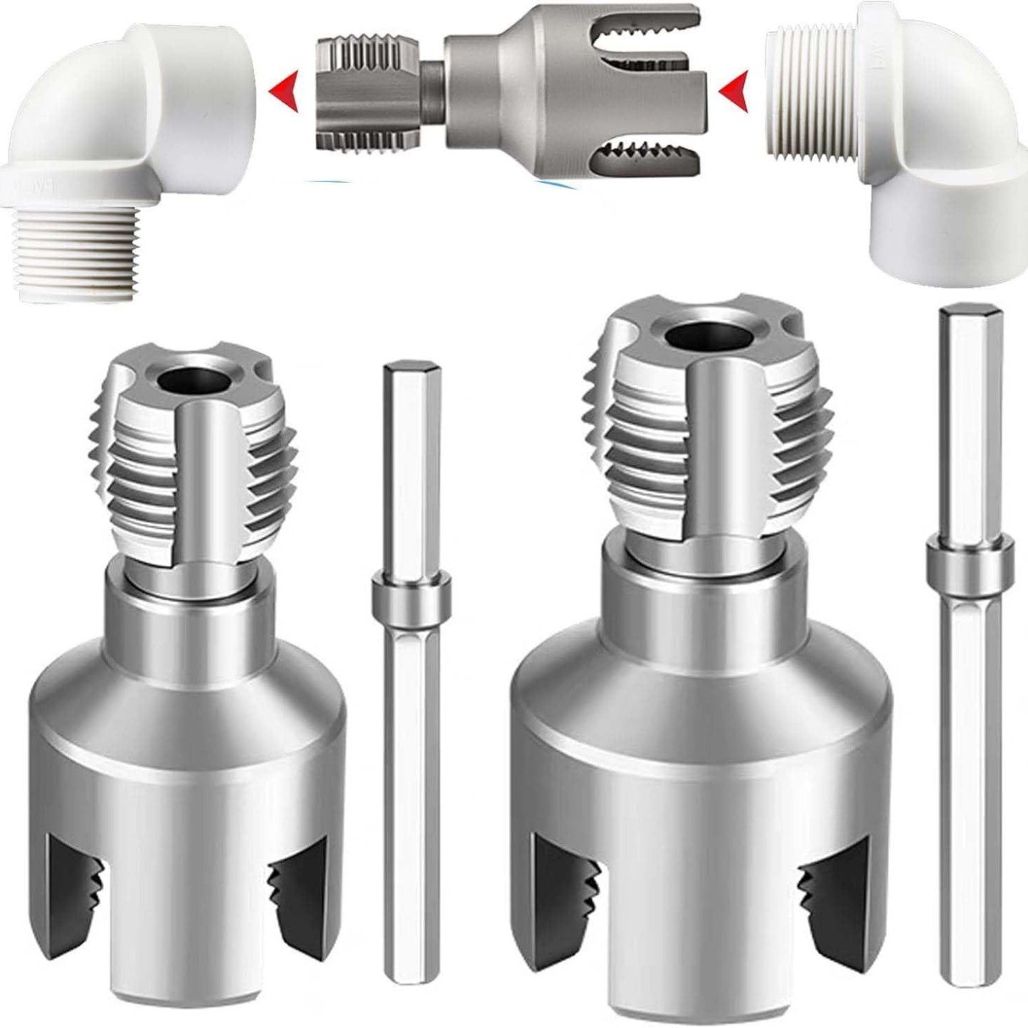 49% OFF 🔥Pipe Tapping and Threading Tool | Dual-Specification Compatible