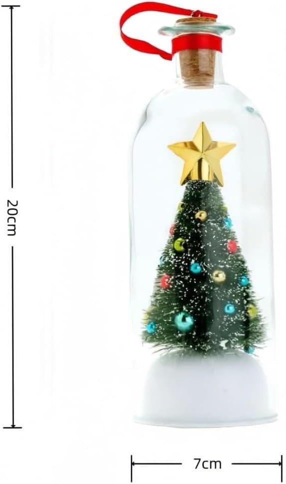 Record Your Voice in a Bottle: Miniature Christmas Tree Keepsake