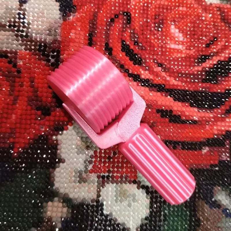 💎✨New 3D Printed Diamond Painting Roller Tool Handmade DIY Diamond-Studding Reinforcement Roller Pressure Diamond Wheel Fixer