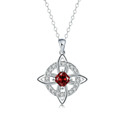 Mystical Birthstone Witches Knot Necklace🔮💞Protect Your Loved Ones