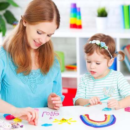 Super Clay Slime DIY Soft & Squishy Clay Scented Slime Sensory Clay