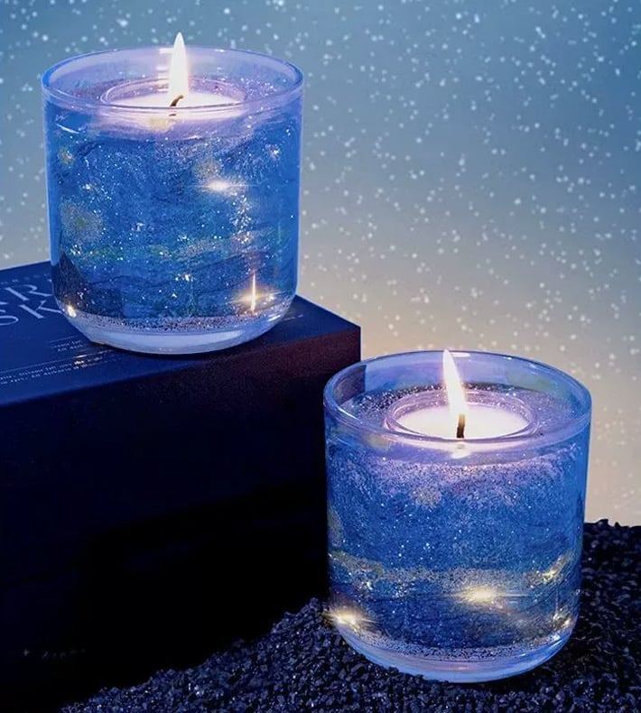 🌌 Van Gogh “Starry Night” Inspired Candle ✨