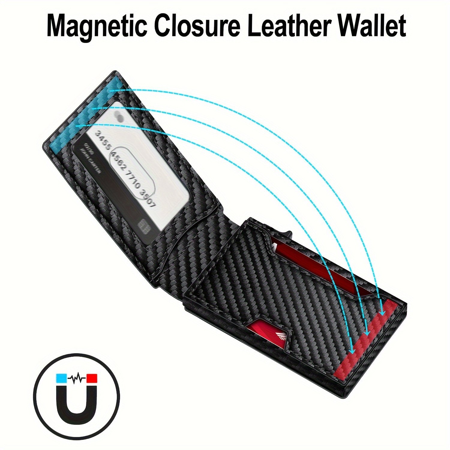 "Sleek Aluminum Bifold Wallet for Men | RFID-Blocking, Money Clip & ID Window – The Perfect Tech-Savvy Gift"
