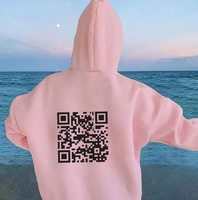 Funny FU QR Code Hoodie(Buy 2 Get Free Shipping)