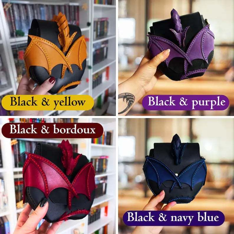 🔥Limited Release! - 🐉Dragon Embrace shoulder bag natural leather(✨Sa