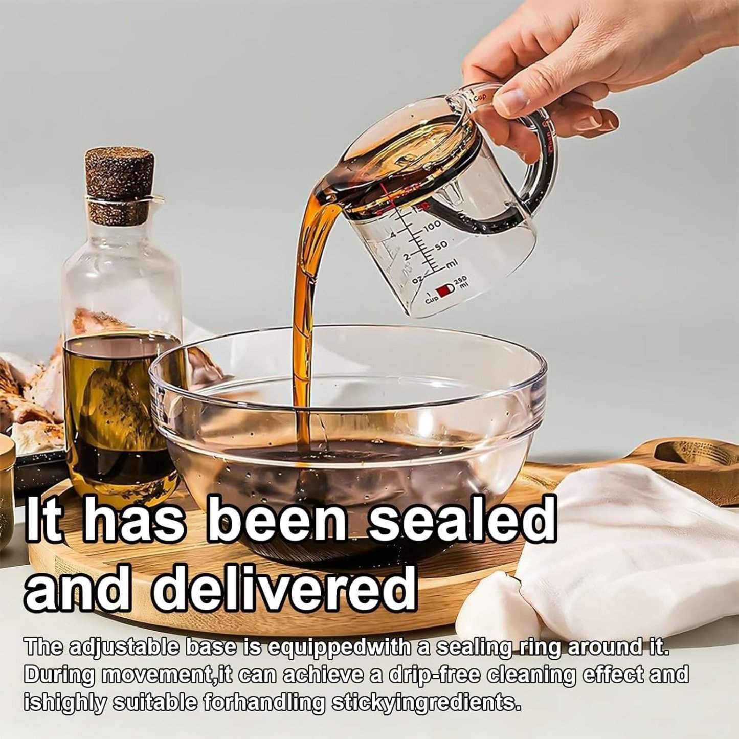 🔥All-in-one Adjustable Measuring Cup🥃