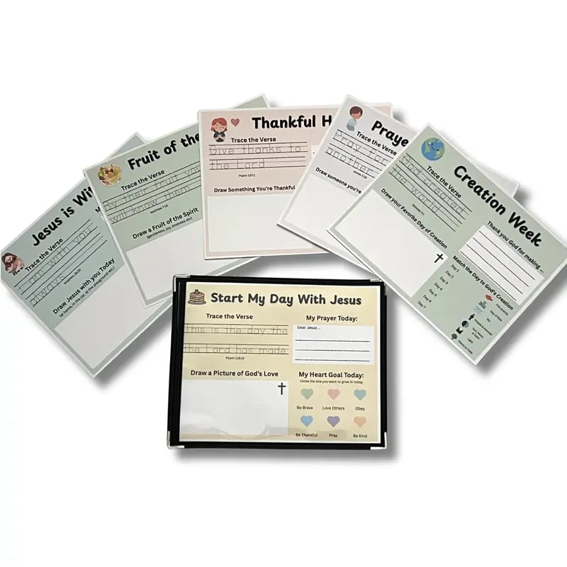 🔥LAST DAY 50% OFF -✝️Christian Faith Habit Kit for Kids - Daily Devotion Routine