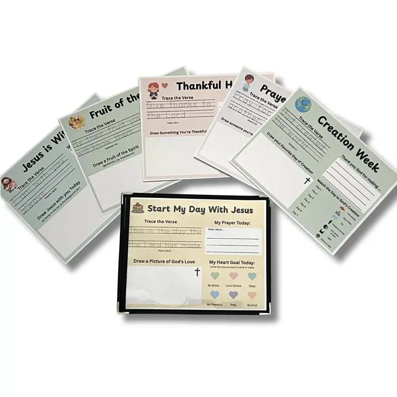 🔥LAST DAY 50% OFF -✝️Christian Faith Habit Kit for Kids - Daily Devotion Routine