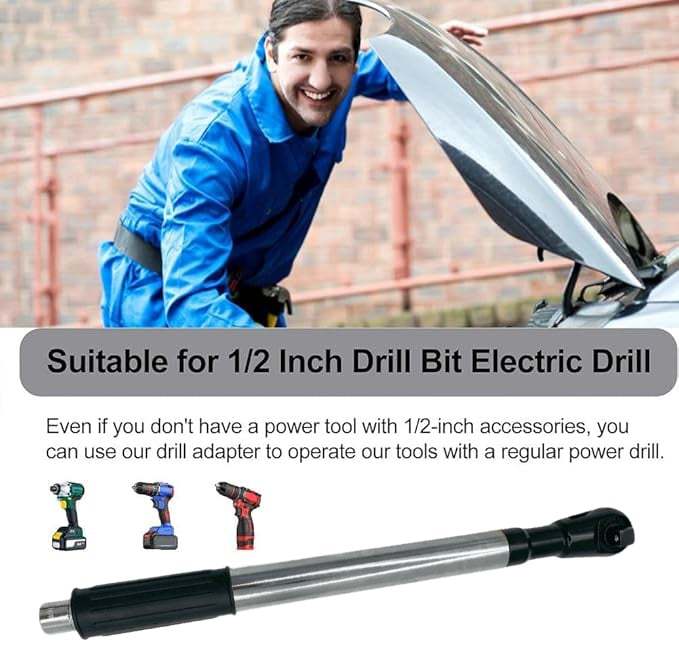 🔥 1/2-inch multi-function electric extension wrench