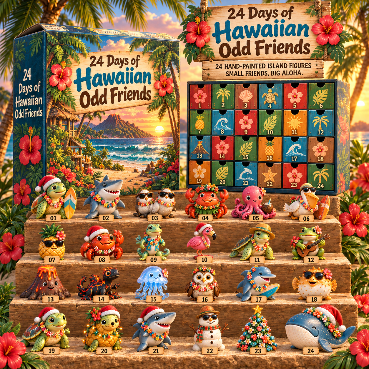 24 Days of Hawaiian Odd Friends Advent Calendar