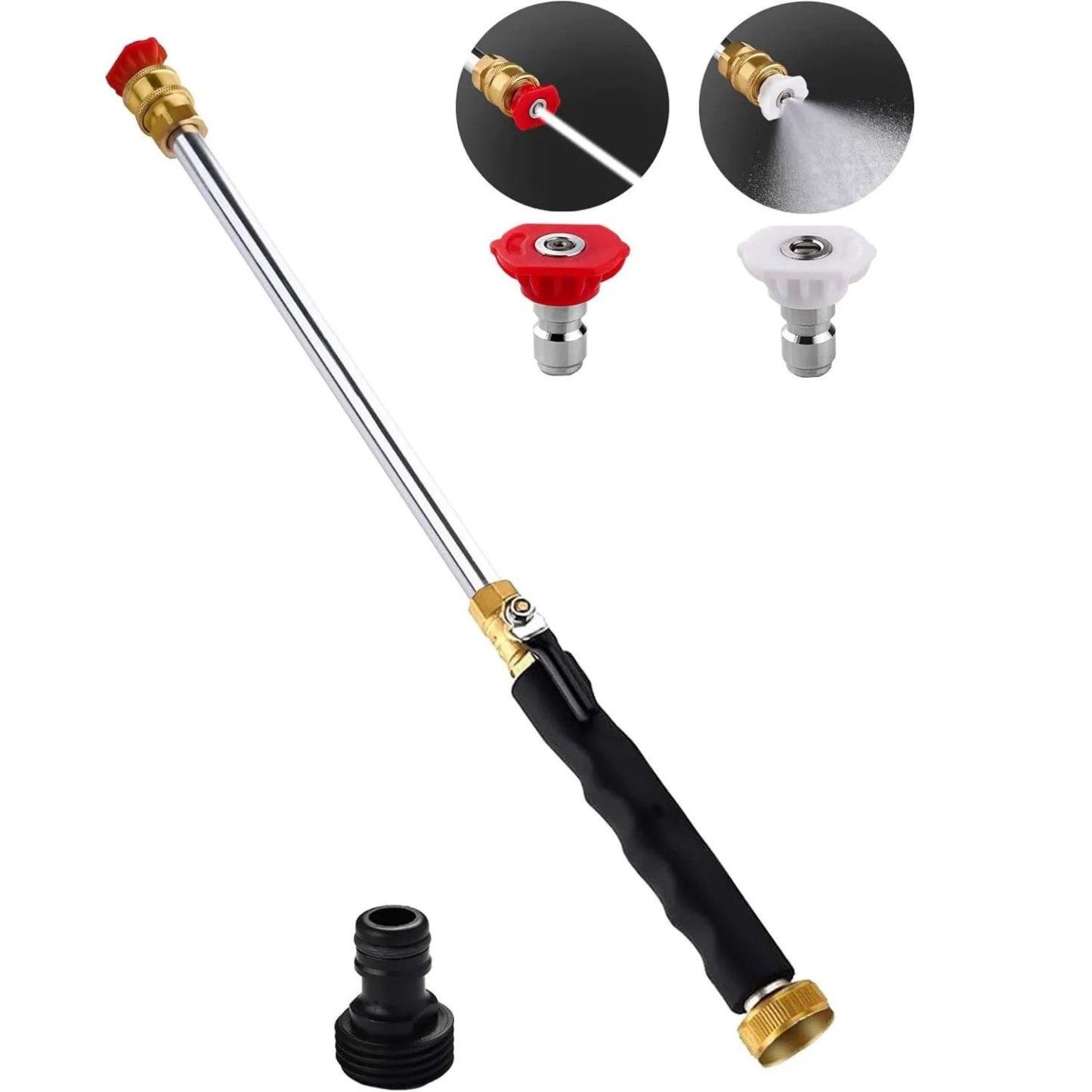 🔥Last Day 49% OFF - 🛠️2026 Upgraded Heavy-Duty Jet Nozzle Power Washer for Garden Hose