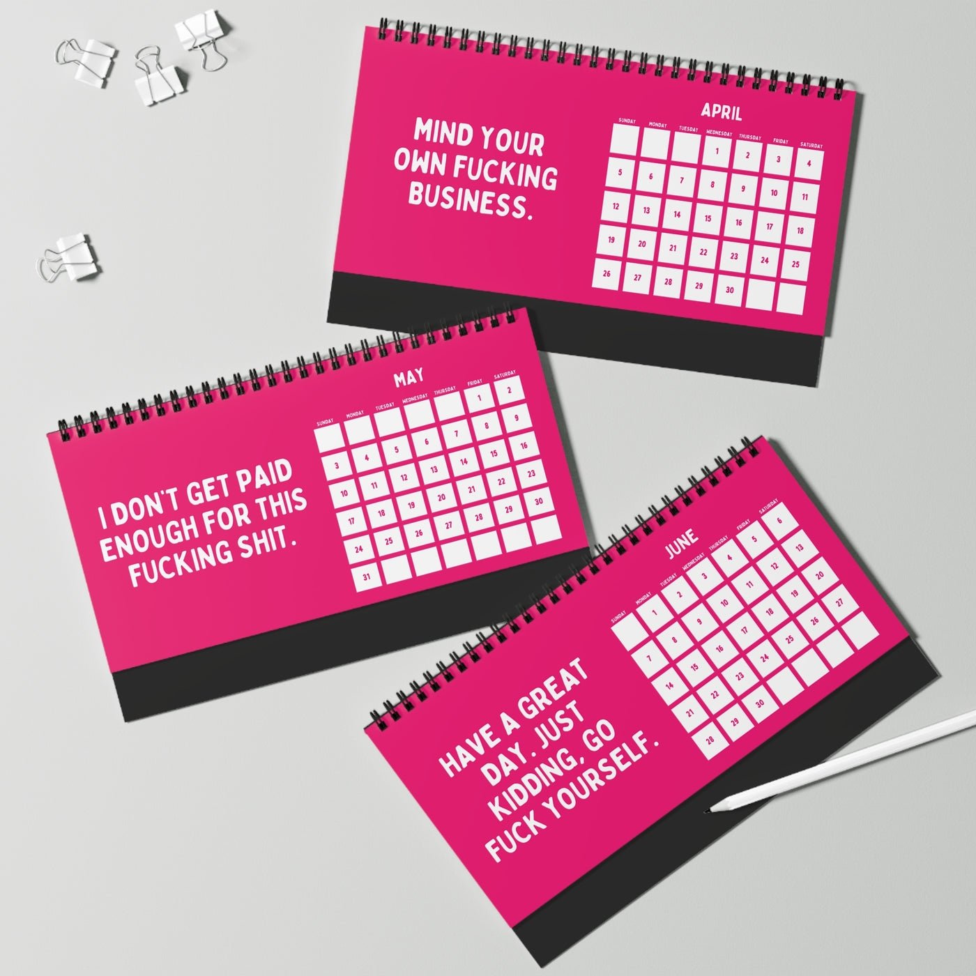 🔥LAST DAY BUY 2 GET 1 FREE🎁2026 Things I Want To Say At Work Calendar